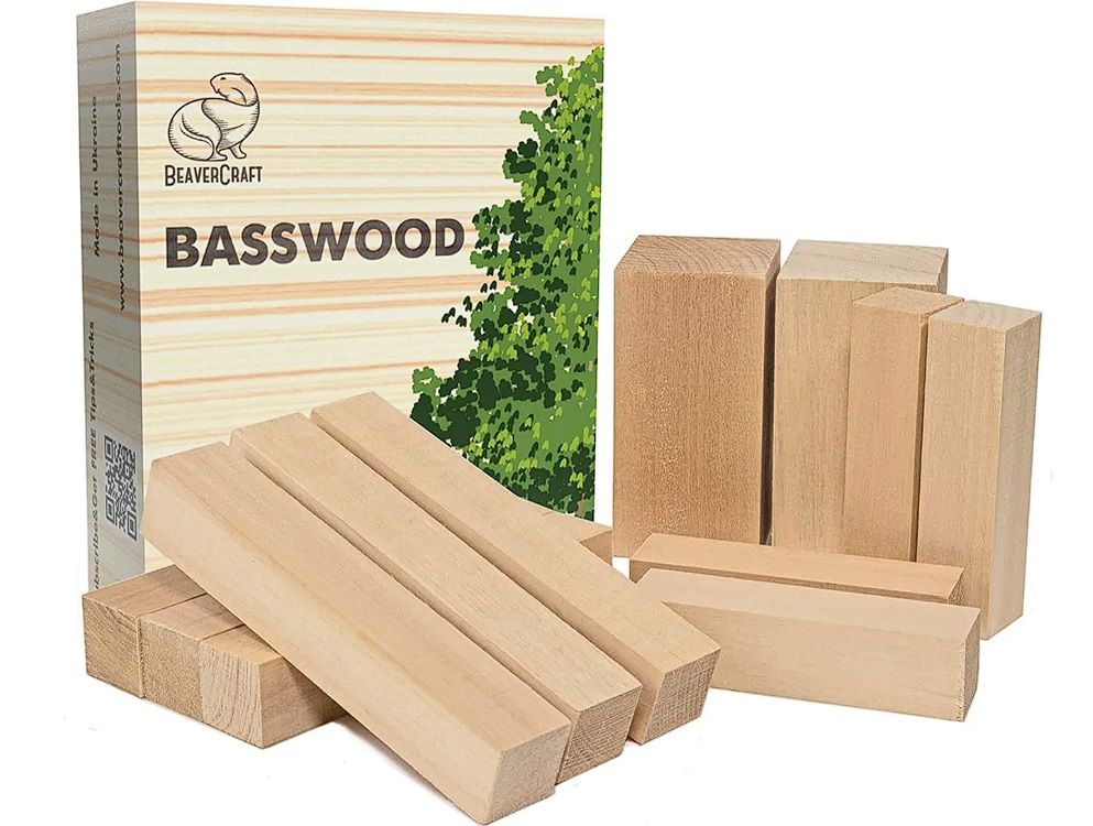 Træplade - skabelon BeaverCraft BW12; 12 stk.; til udskæring