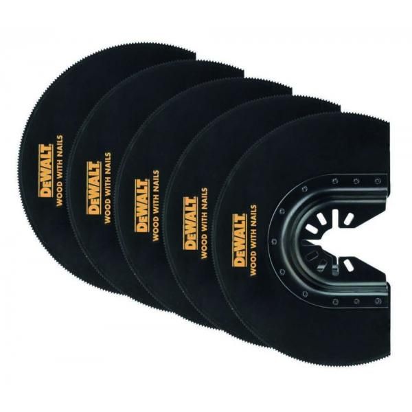 Halvrundt segmentsagblad DeWalt DT20729-QZ; 100 mm; 5 stk.