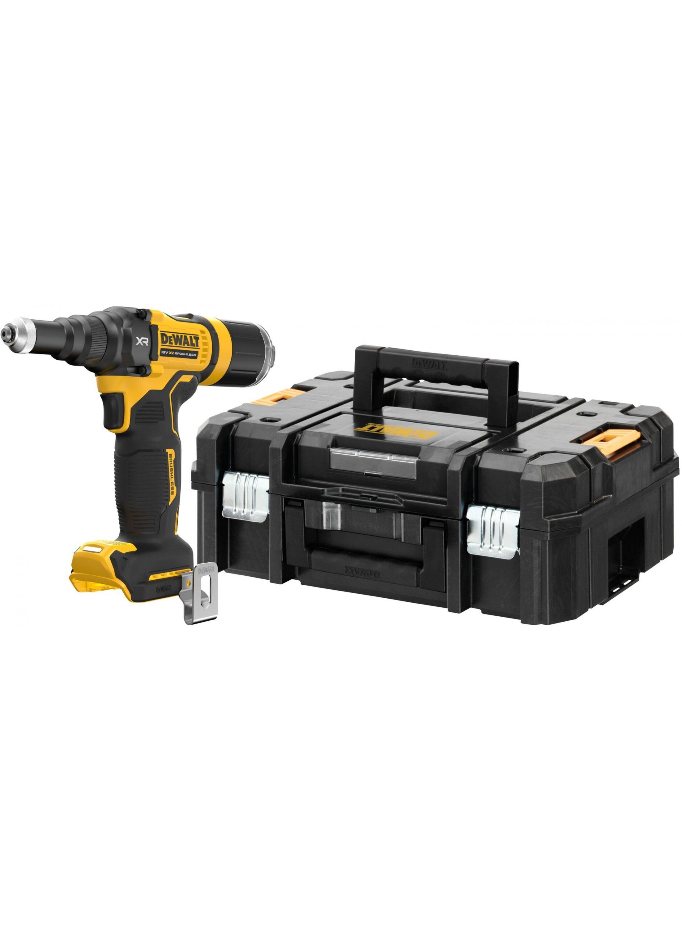 Trådløst nitteværktøj DeWalt DCF403NT-XJ; 18 V (uden batteri og oplader)