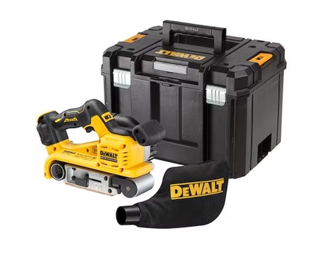 Båndsliber DeWalt DCW220NT-XJ; 18 V (uden batteri og oplader)