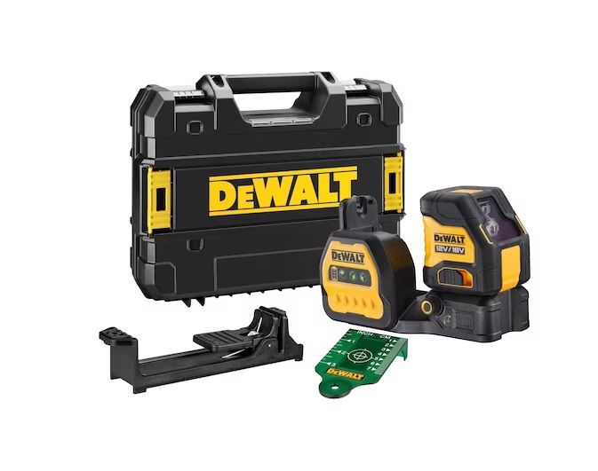 Selvnivellerende krydslinjelaser DeWalt DCE088NG18-XJ; 12/18 V (uden batteri og oplader)