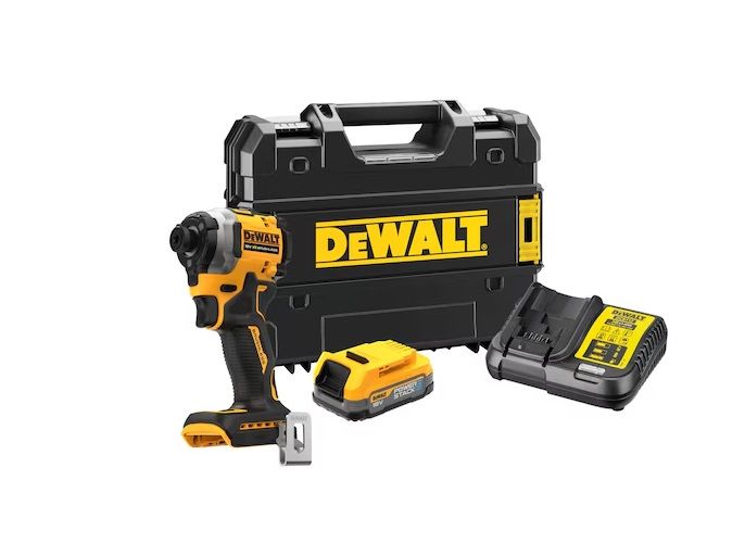 Slagskruetrækker DeWalt DCF850E1T-QW; 18 V; 1x1,7 Ah batt.