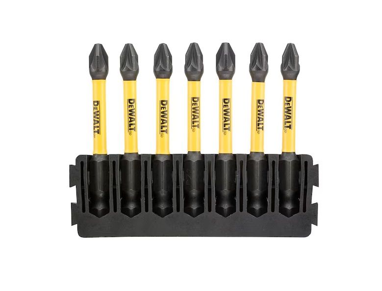 Skruetrækker Bit Tilbehørssæt DeWalt DT70821-QZ; PZ2; 57 mm; 7 stk.