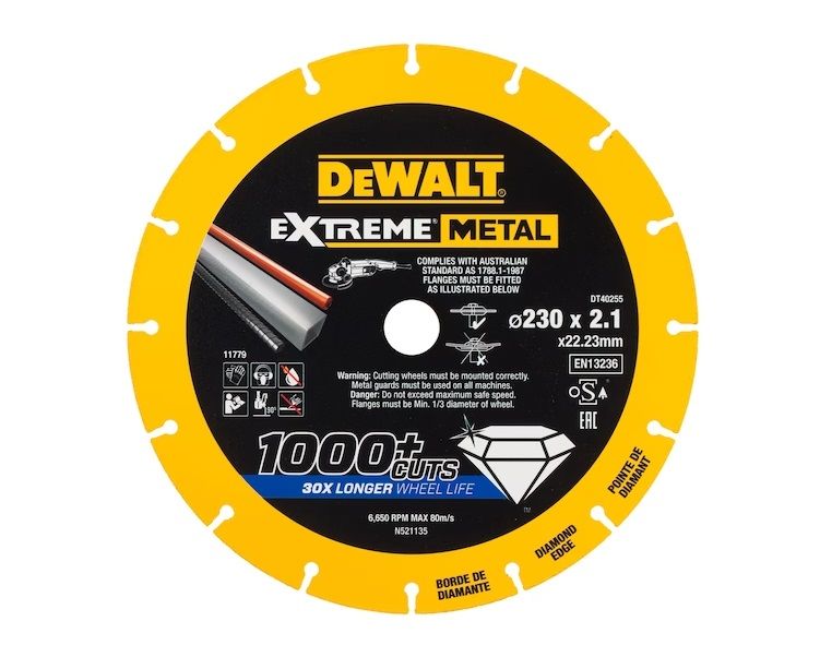 Diamantskæreskive DeWalt DT40255-QZ; 230x22,23 mm