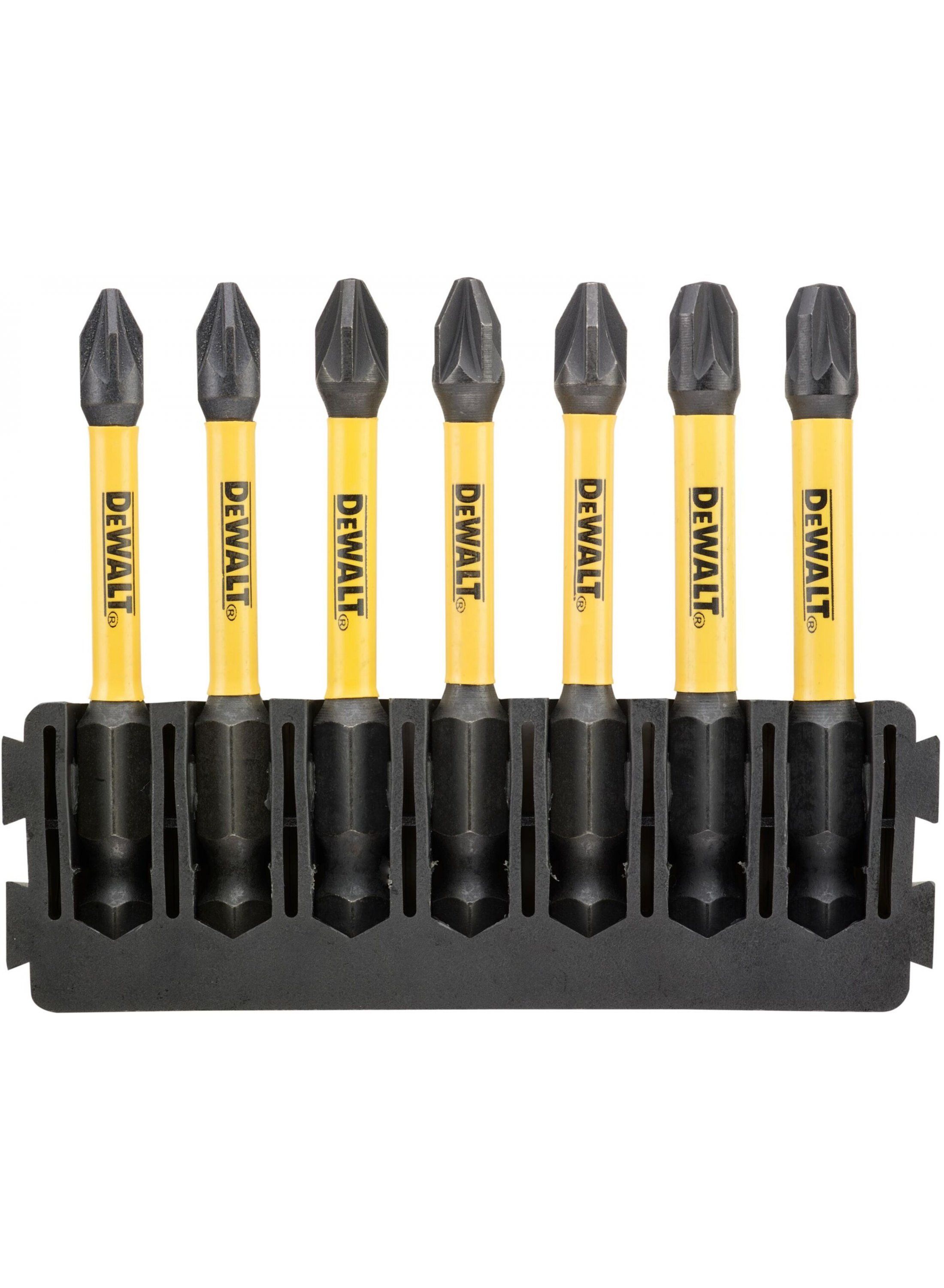 Skruetrækker Bit Tilbehørssæt DeWalt DT70822-QZ; 7 stk.