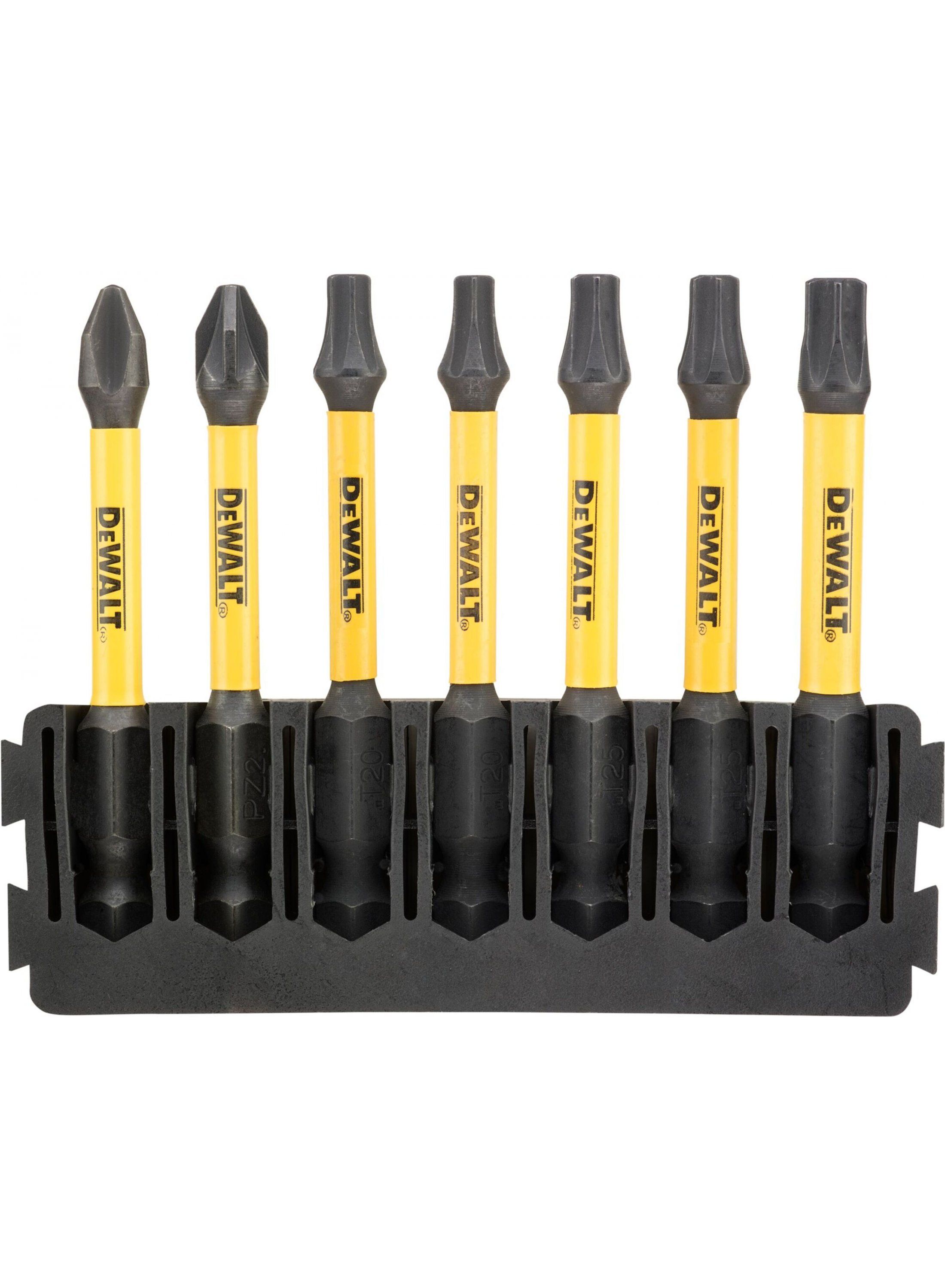 Skruetrækker Bit Tilbehørssæt DeWalt DT70820-QZ; 7 stk.