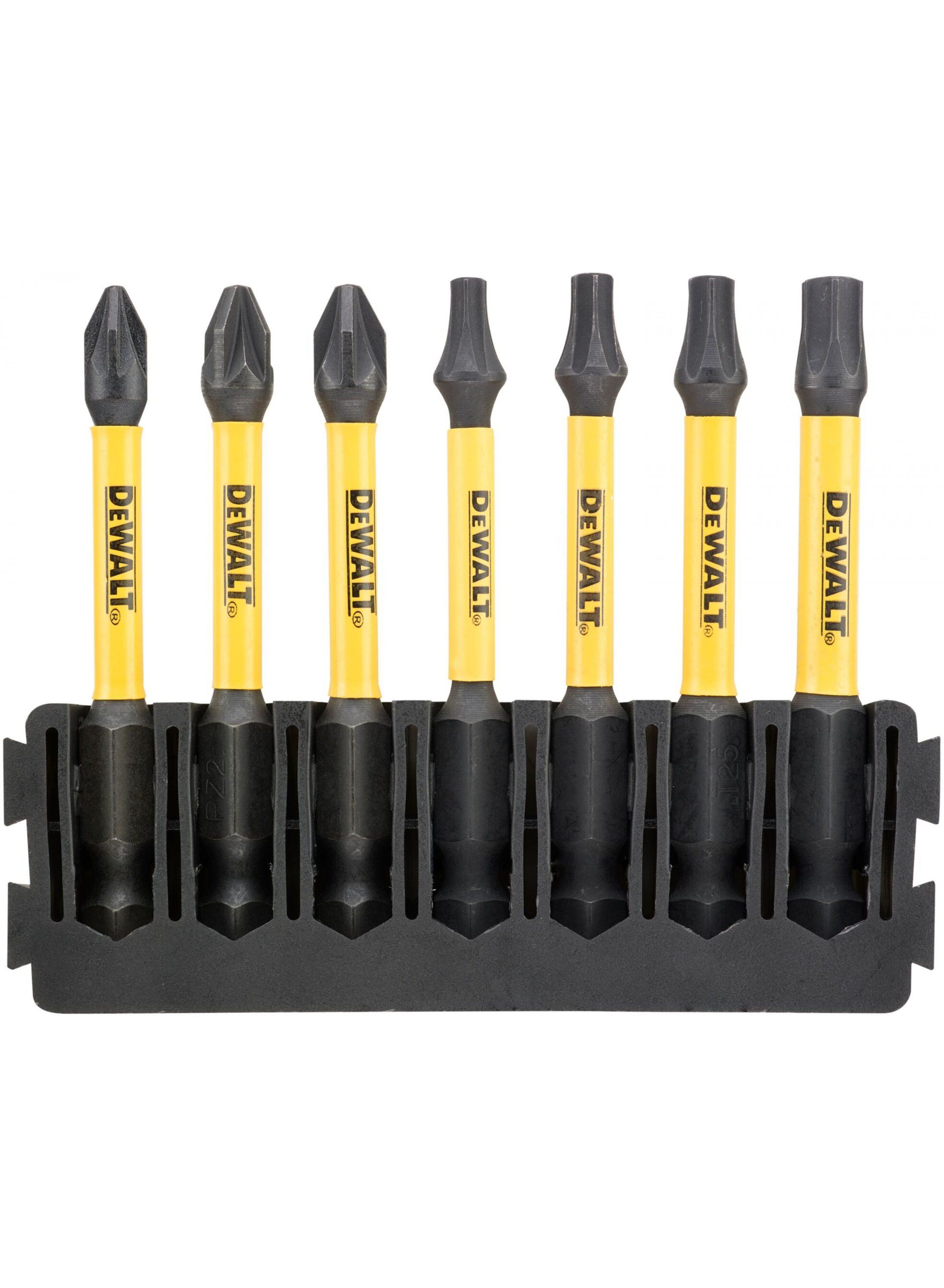 Skruetrækker Bit Tilbehørssæt DeWalt DT70823-QZ; 7 stk.