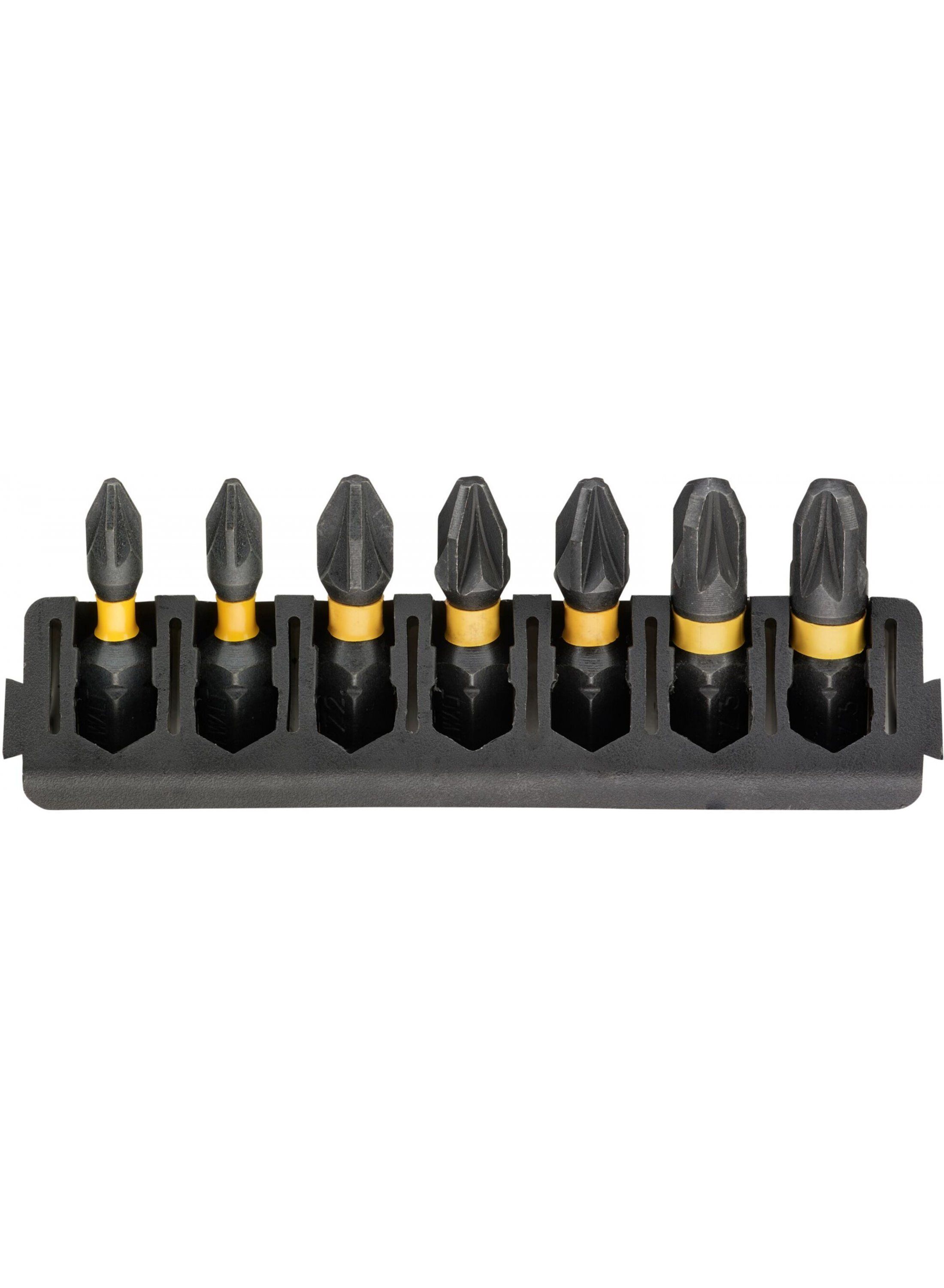 Skruetrækker Bit Tilbehørssæt DeWalt DT70812-QZ; 7 stk.