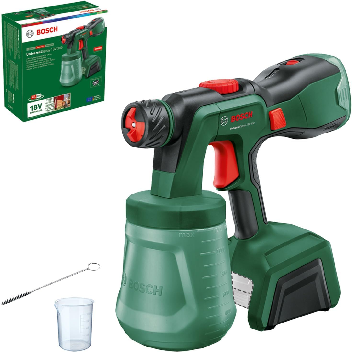 Malersprøjte system Bosch UniversalSpray 18V-300; 18 V (uden batteri og oplader)