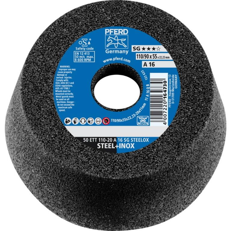 Cup hjul PFERD 164730; 110x55x22,23 mm