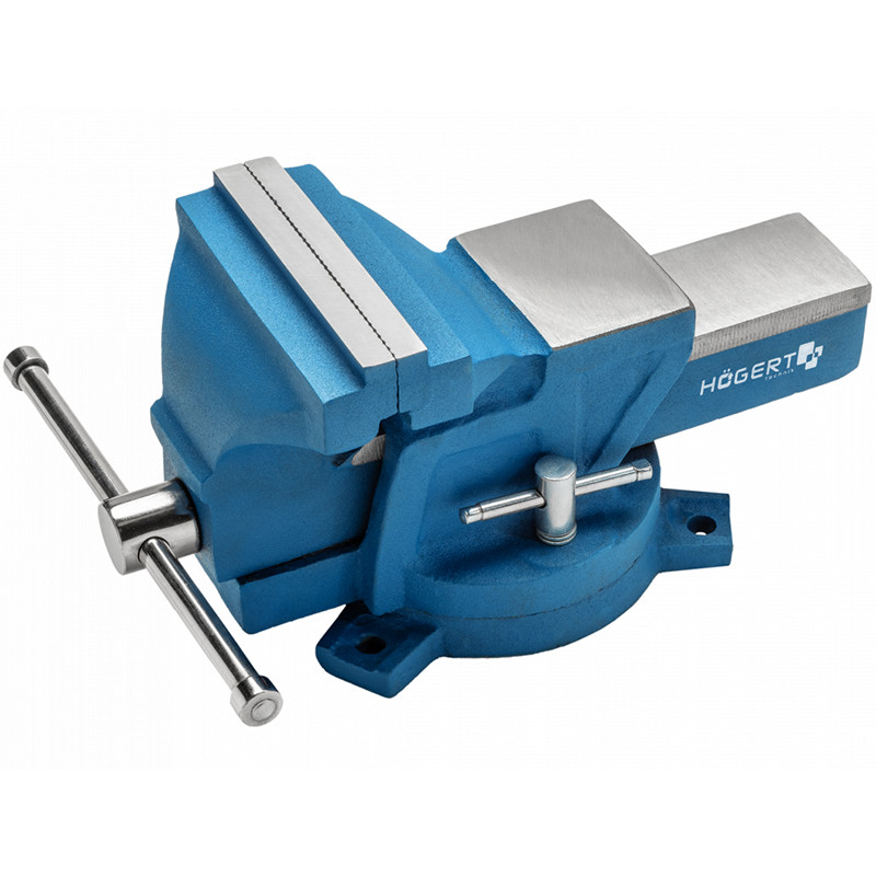 Stationær skruestik Hogert HT3B613; 200 mm