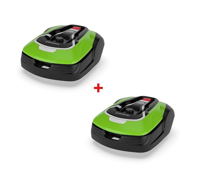 Robot plæneklipper Greenworks OPTIMOW15; 2 stk.
