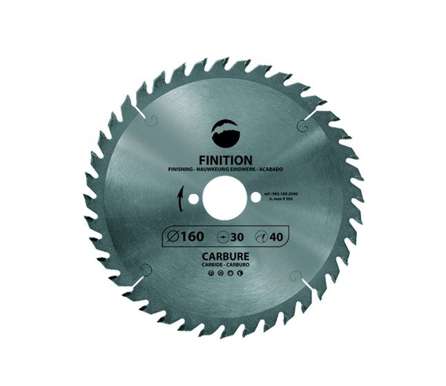 Rundsavklinge LEMAN 965.160.3040; 160x30 mm; Z40