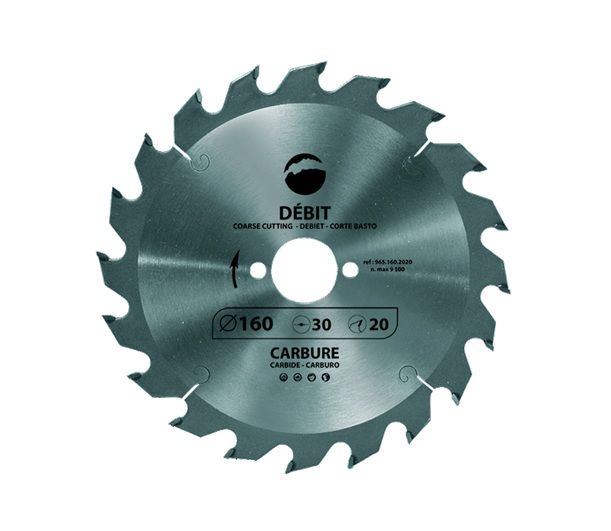 Rundsavklinge LEMAN 965.160.3020; 160x30 mm; Z20