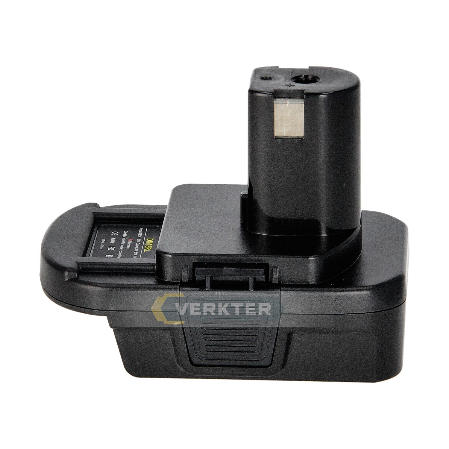 Batteriadapter Ahlio; Dewalt/Milwaukee til Ryobi; kun til 18 V