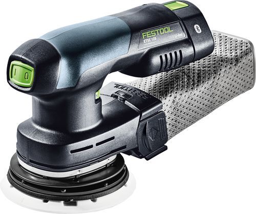 Excentersliber Festool ETSC 125 3,0 I-Set; 18 V; 2x3,0 Ah batt.
