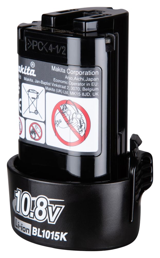 Batteri Makita BL1015K; 10,8 V; 1,5 Ah