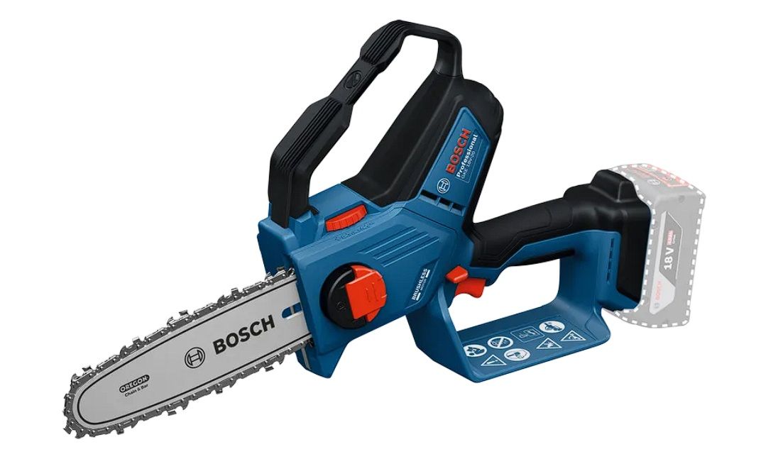 Motorsav for beskjæring av grener Bosch GKE 18V-20 Professional; 18 V; 20 cm savsværd(uden batteri og oplader)