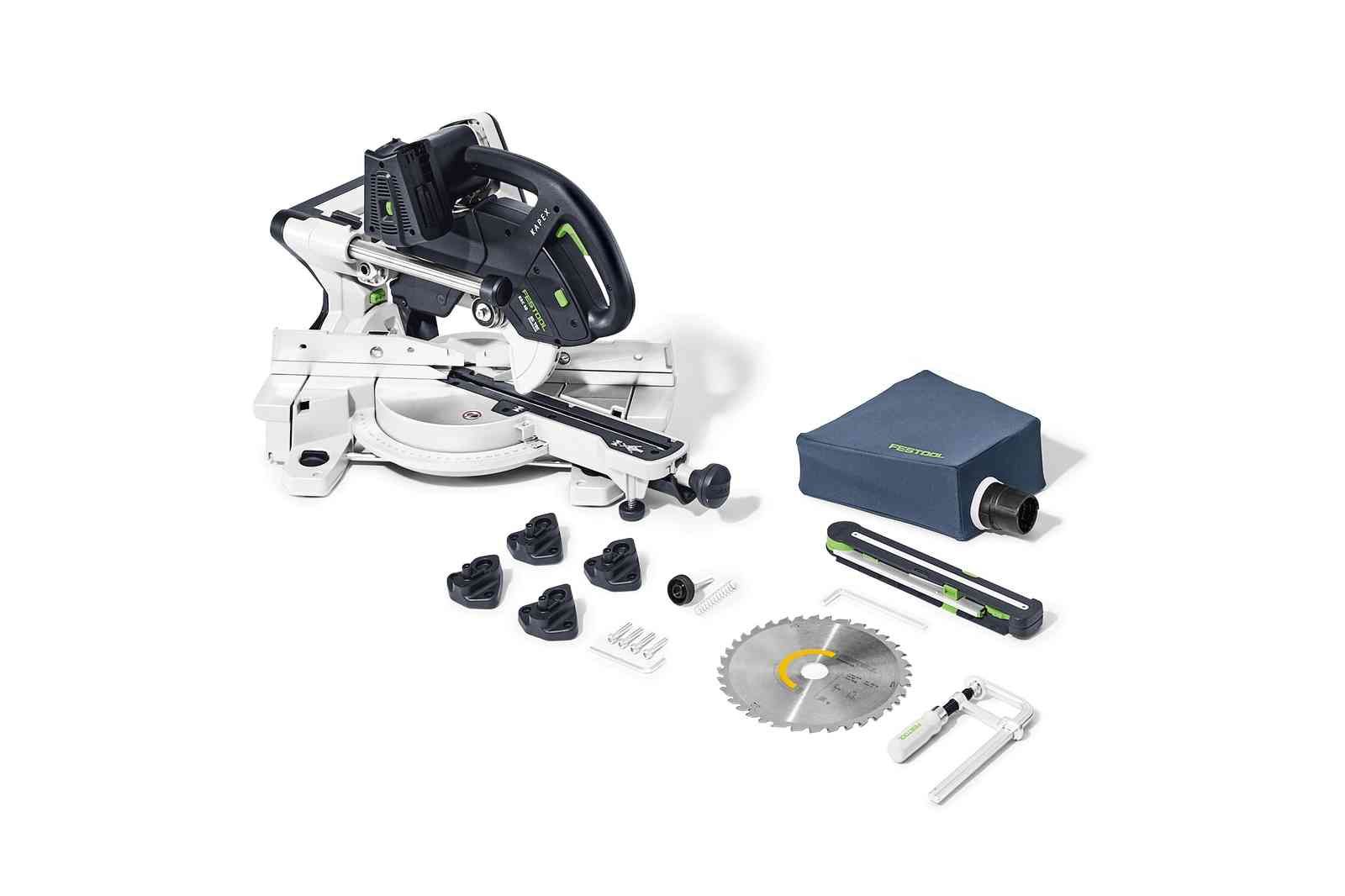 Kap- og geringssav Festool KSC 60 EB-Basic KAPEX; 2x18 V (uden batteri og oplader)