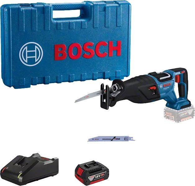 Batteridrevet bajonetsav Bosch GSA 185-LI; 18 V; 1x5,0 Ah batt.