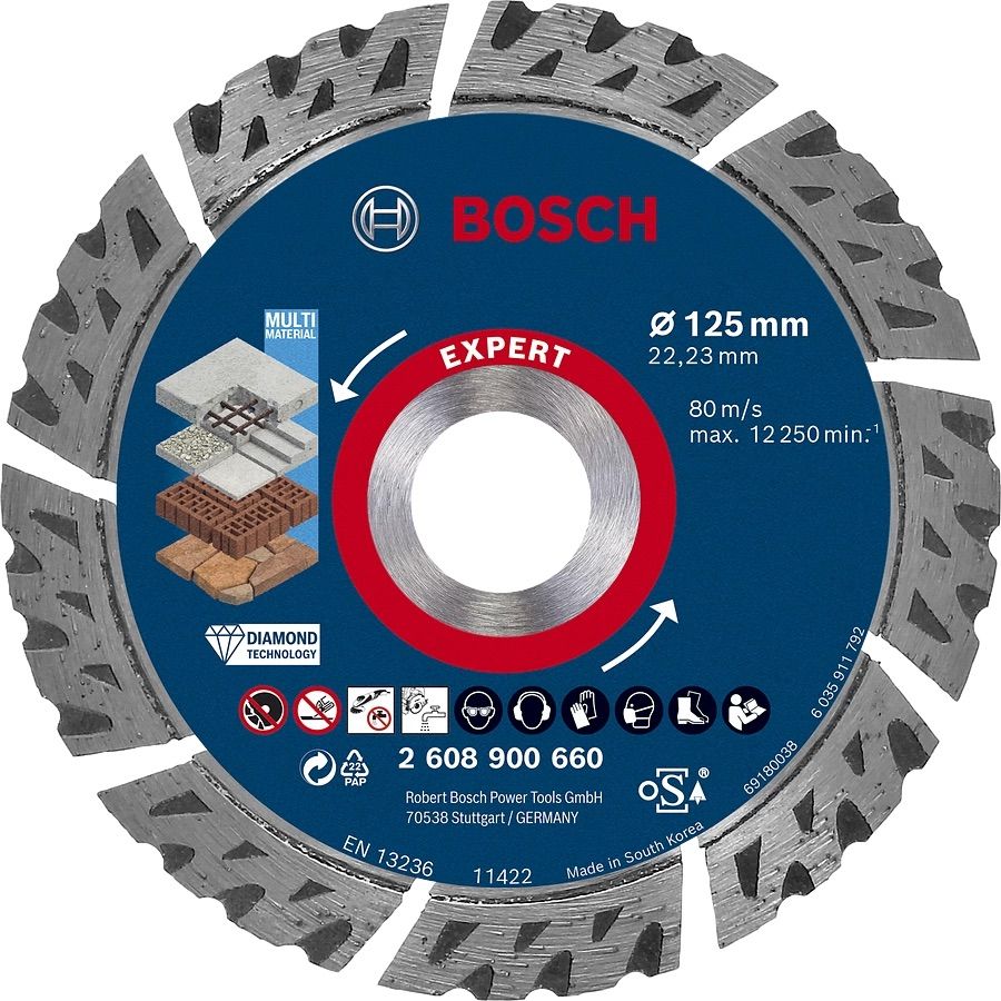 Diamantskæreskive Bosch 2608900660; 125 mm