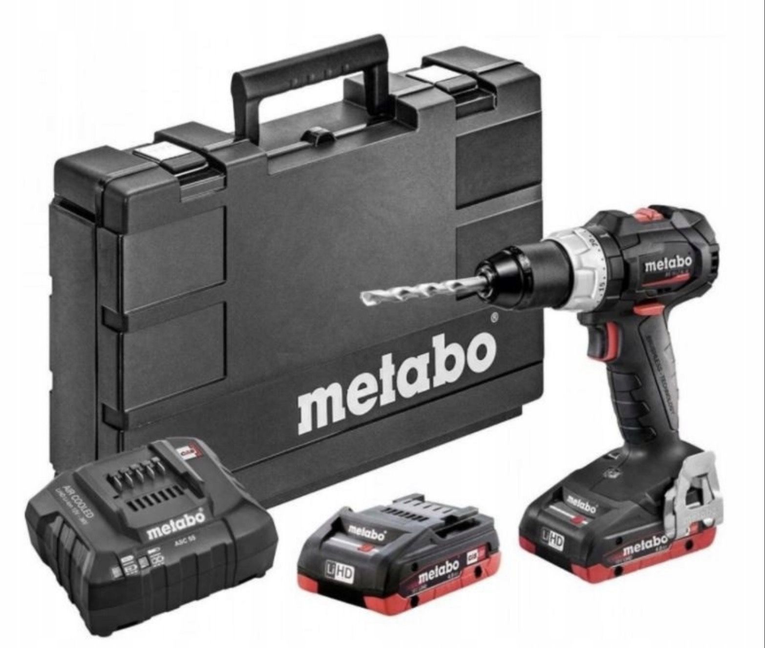 Slagskruetrækker / bor Metabo SB 18 LT BL SE; 18 V; 2x4,0 Ah batt.