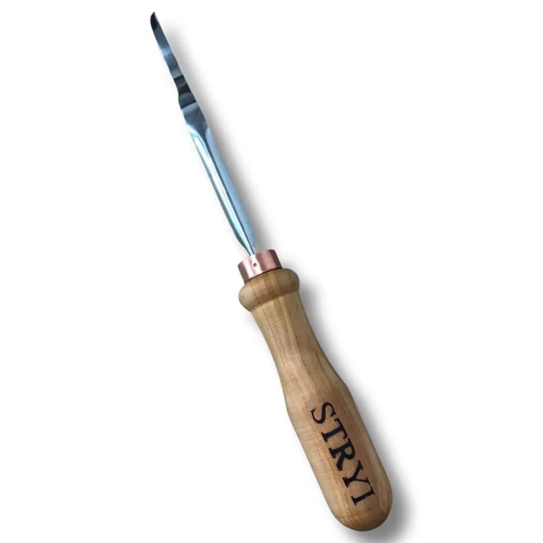 Kniv STRYI Profi; 40 mm; til træskeudskæring (højrehåndet)