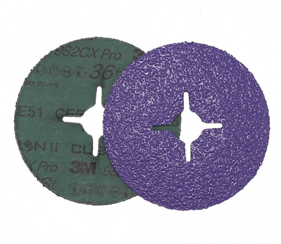 Slibeskive 3M Cubitron II Pro 982CX; 125 mm; P36