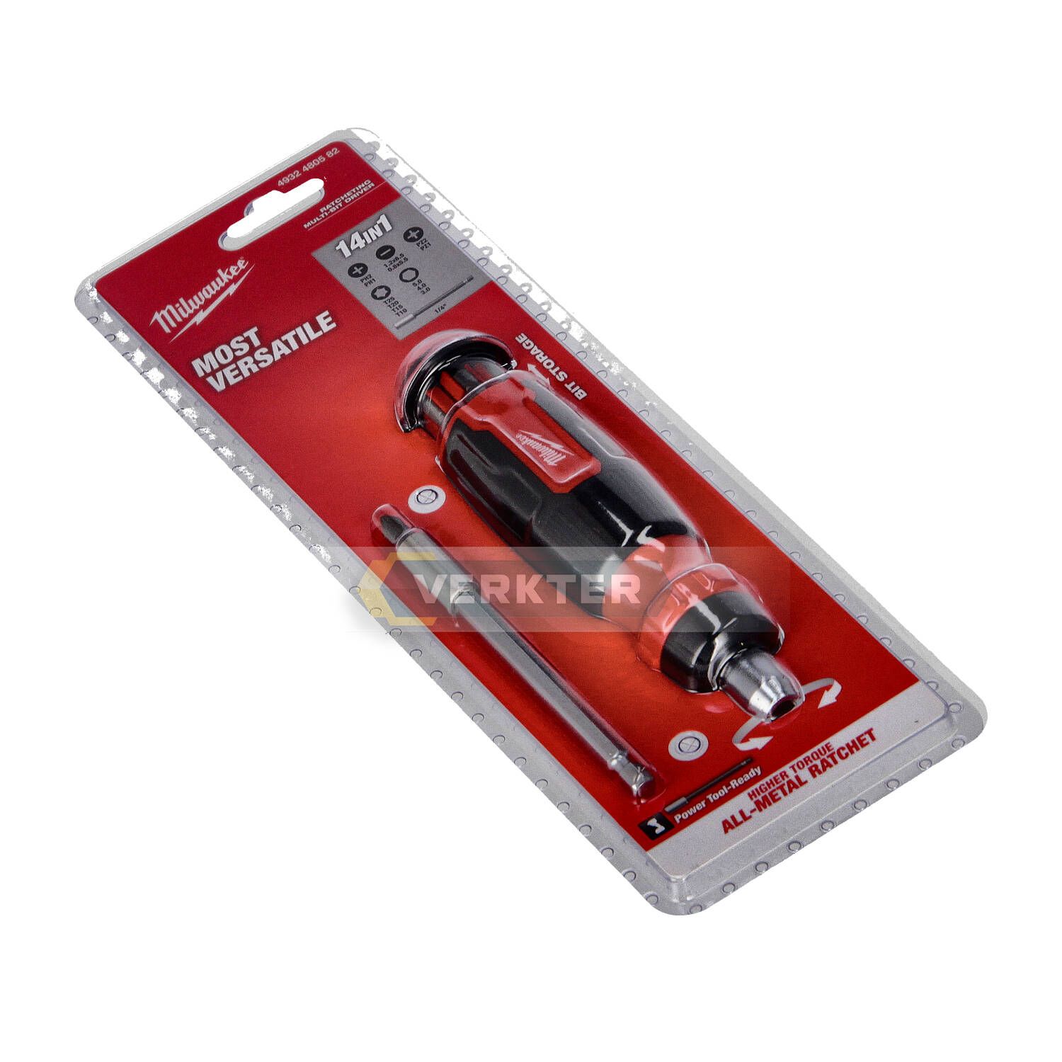 Bits-håndgreb Milwaukee 4932480582  + bitssæt