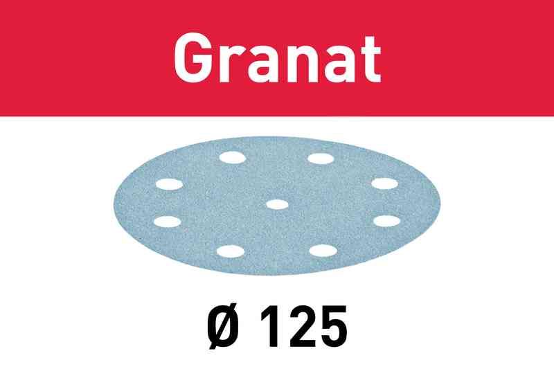 Sandpapir Festool Granat; 125 mm; P220; 10 stk.