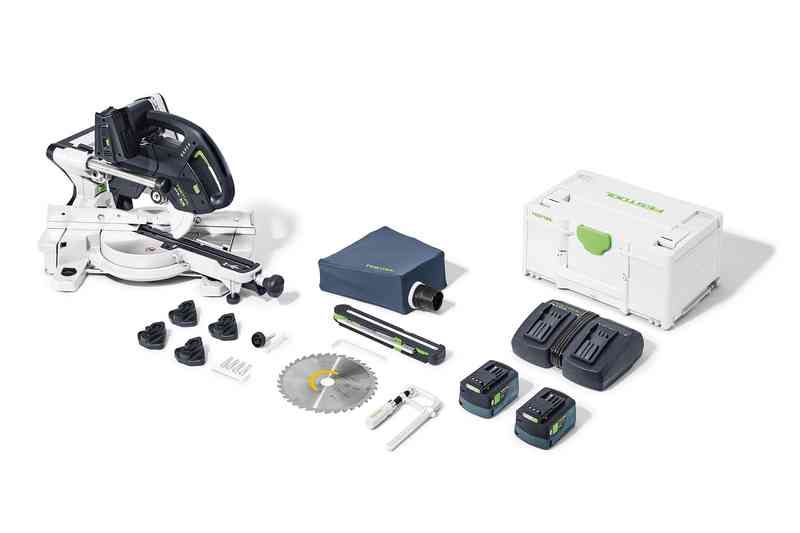 Kap- og geringssav Festool KSC 60 EB 5,0 I-Plus KAPEX; 2x18 V; 2x5,0 Ah batt.