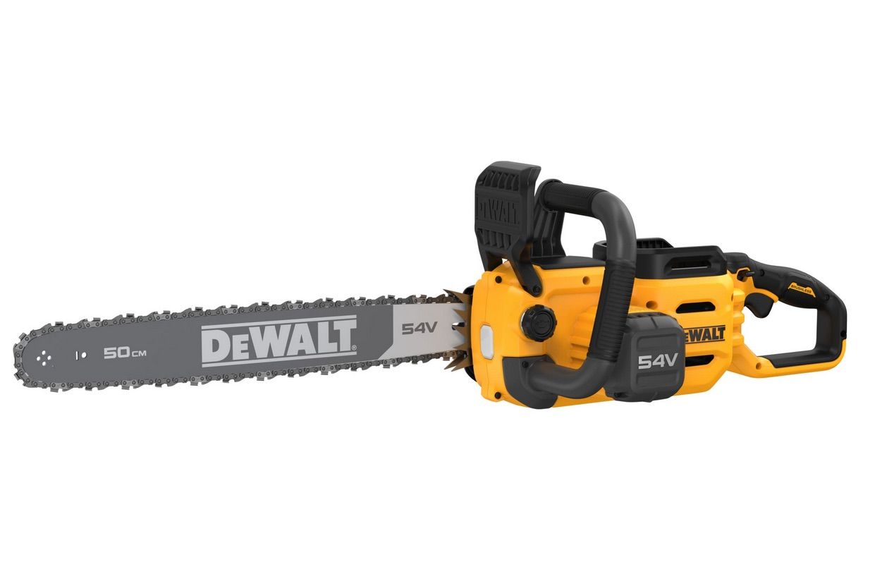 Motorsav DeWalt DCMCS575N-XJ; 54 V; 50 cm savsværd(uden batteri og oplader)