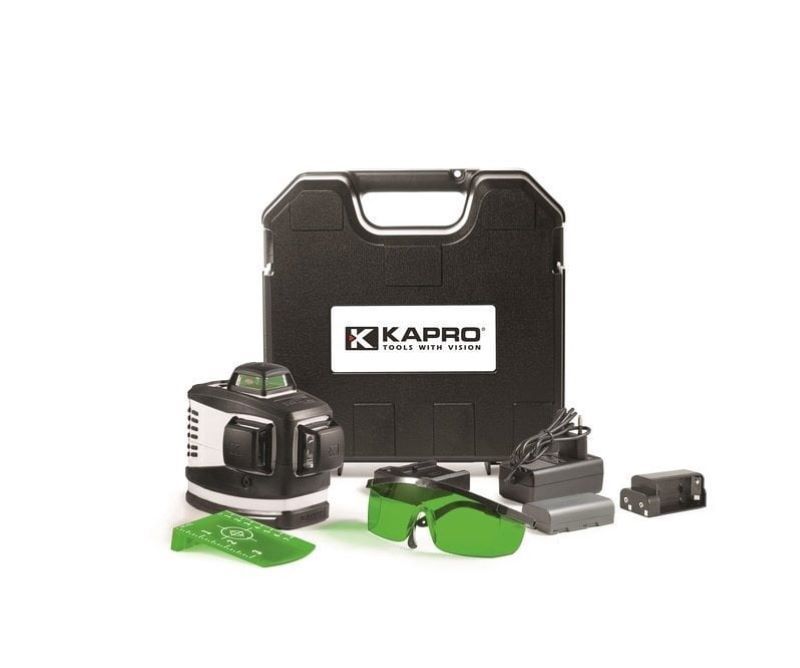 Selvnivellerende krydslinjelaser Kapro 883HG ProLaser 3D + tilbehør