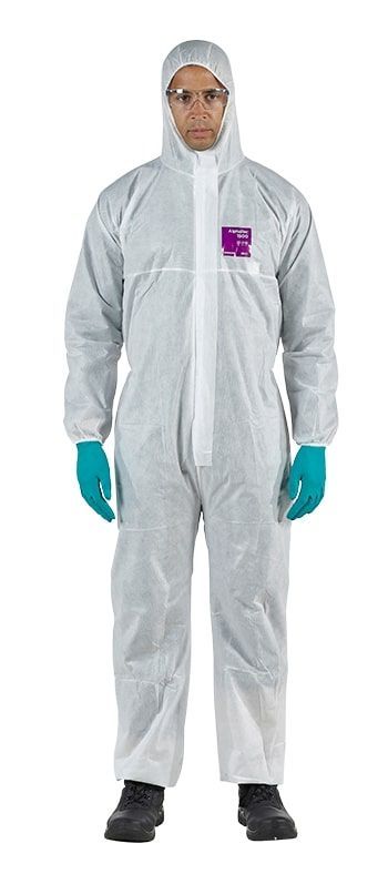 Engangsovertræk Ansell Alphatec 1500 Type 5/6; XXL; hvit