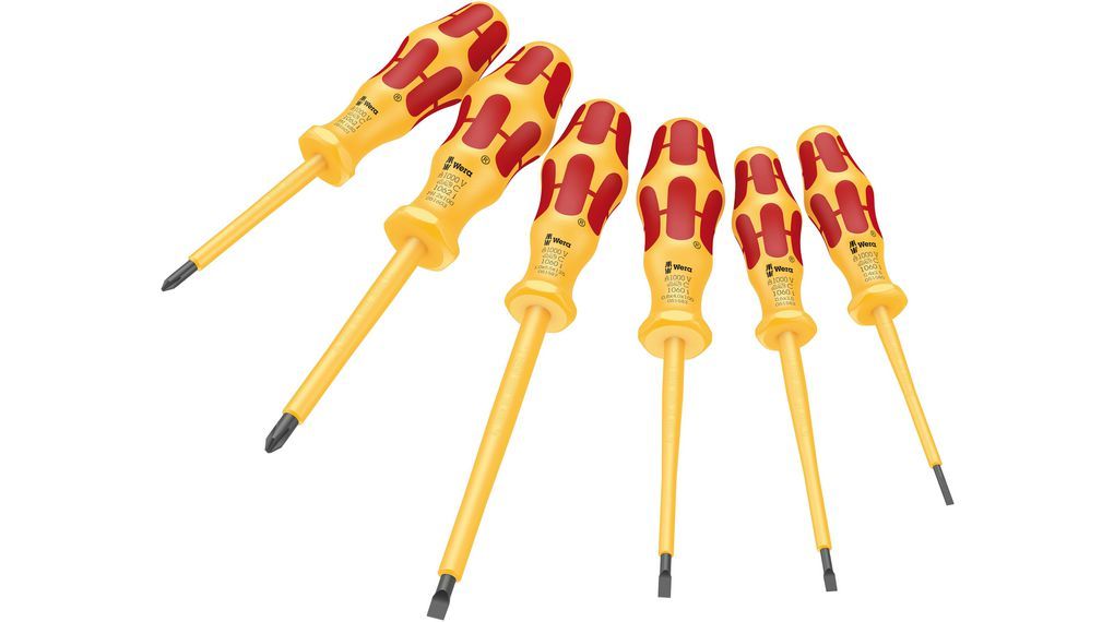 Skruetrækker sæt Wera 1060 i/1062 i/6 Kraftform VDE; 6 stk.