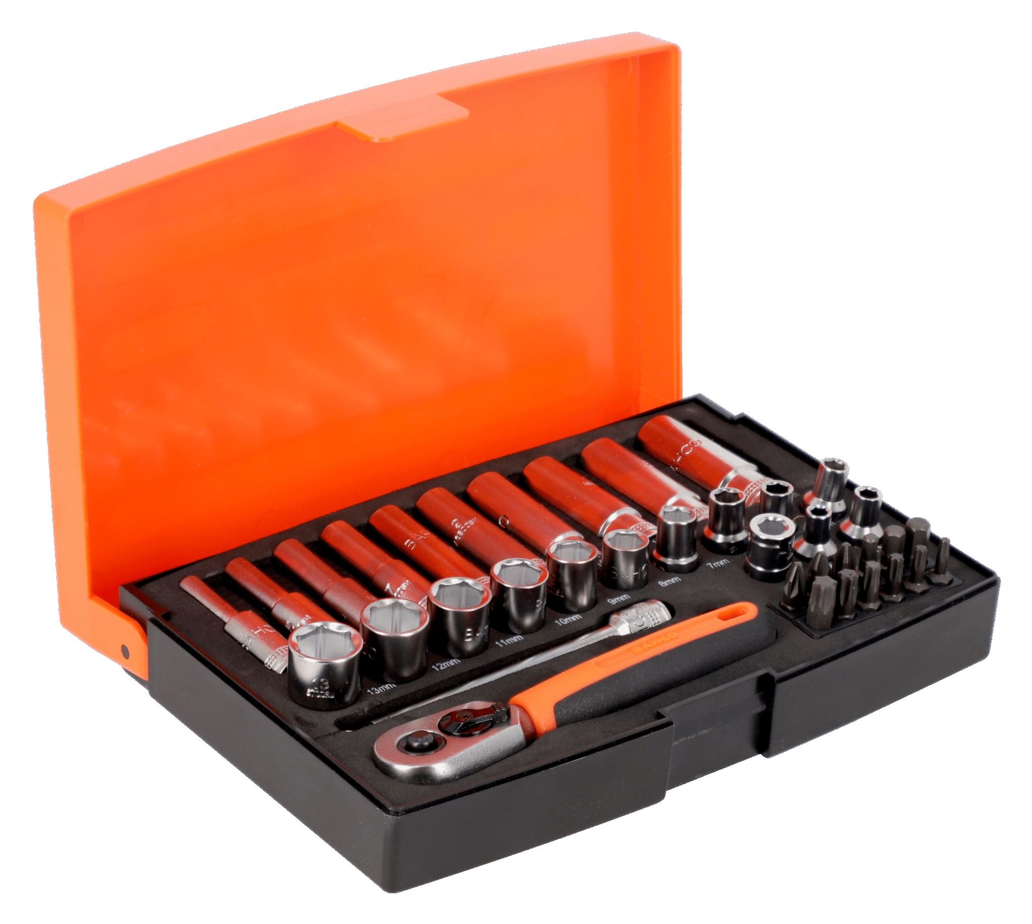 Værktøjssæt Bahco SBSL25L; 1/4''; 37 stk.