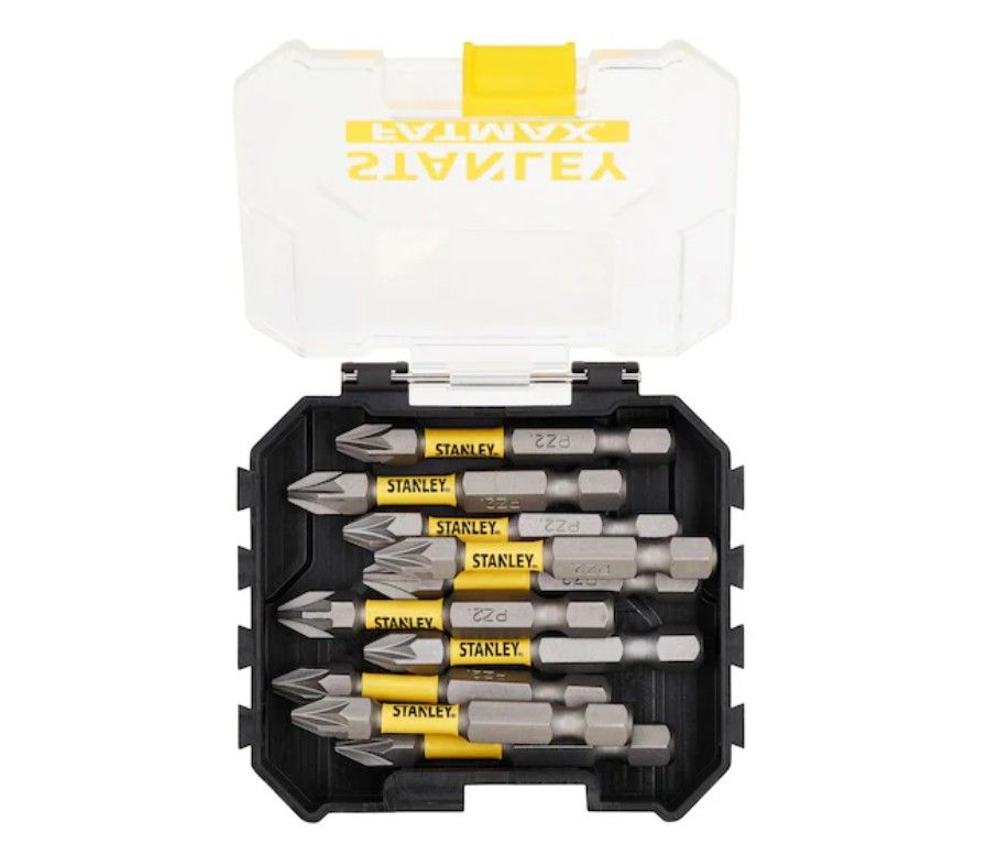 Skruetrækker Bit Tilbehørssæt Stanley STA88572-XJ; PZ2x50 mm; 10 stk.