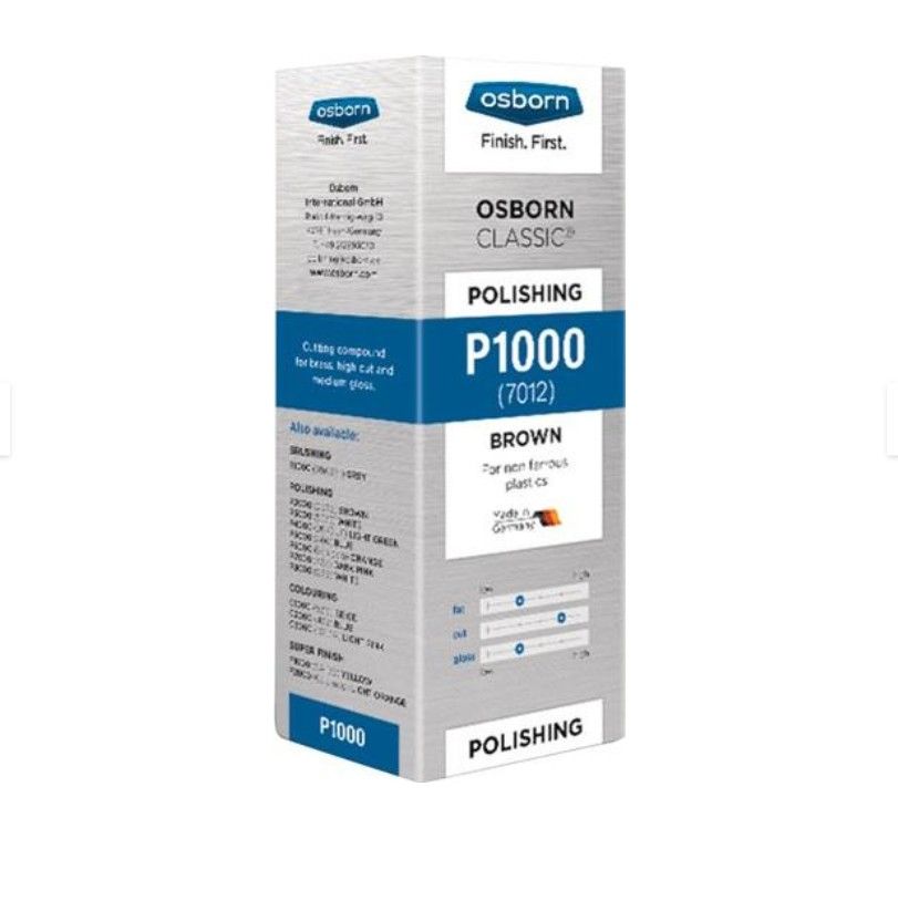 Poleringspasta Osborn L779007013; 700 g; Brun