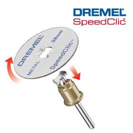 SpeedClic starter kit Dremel SC406 holder + to metalskæreplader