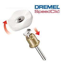 SpeedClic polering klud disk Dremel 423S, 3,2 mm, 25,0 mm