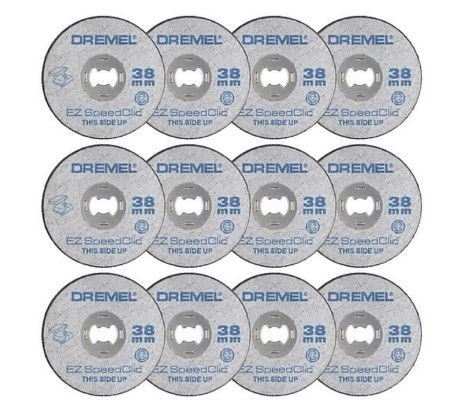 SpeedClic metal skæreskiver sæt Dremel SC456B 2; 12 stk.