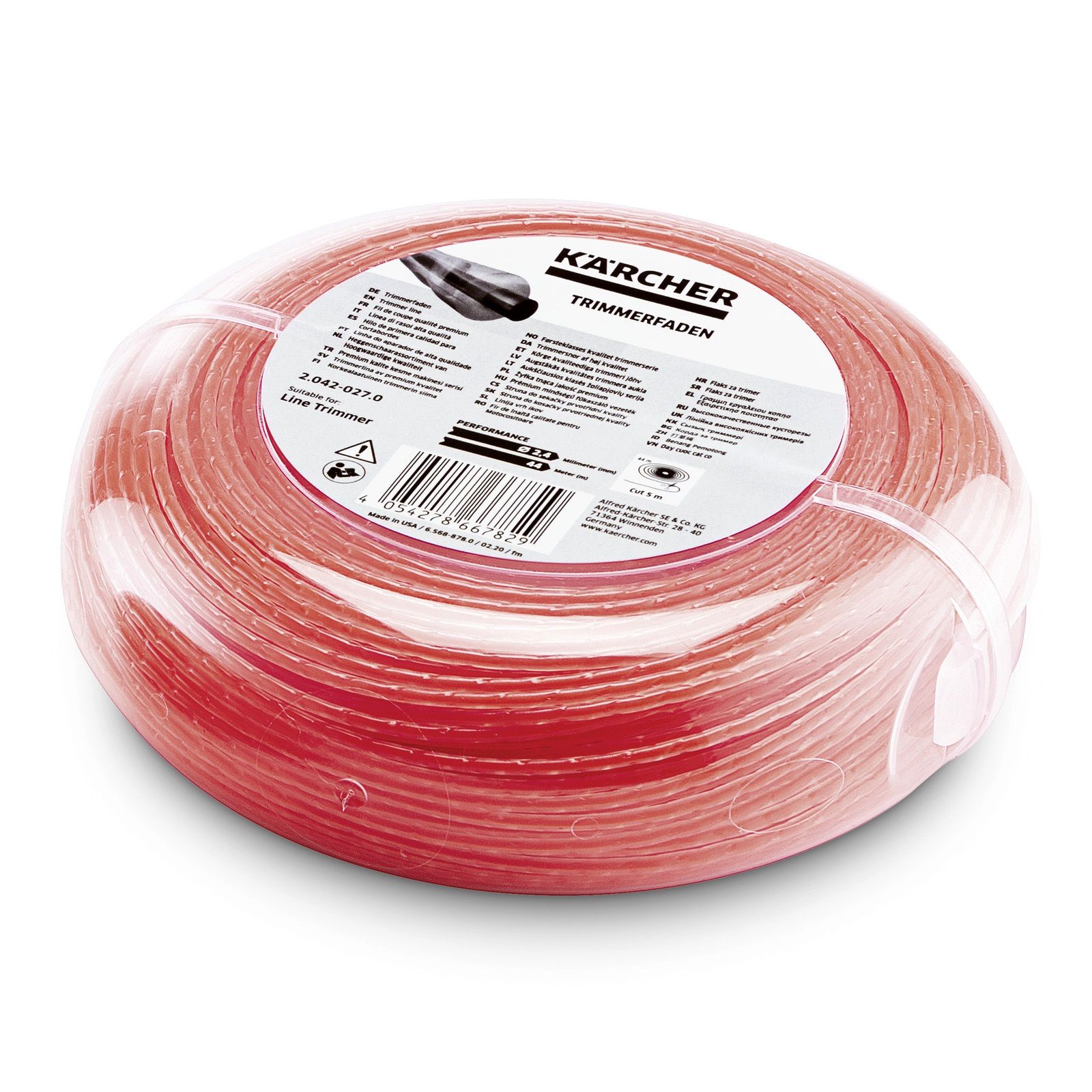 Trimmertråd Karcher 2.042-027.0; 2,4 mm; 44 m