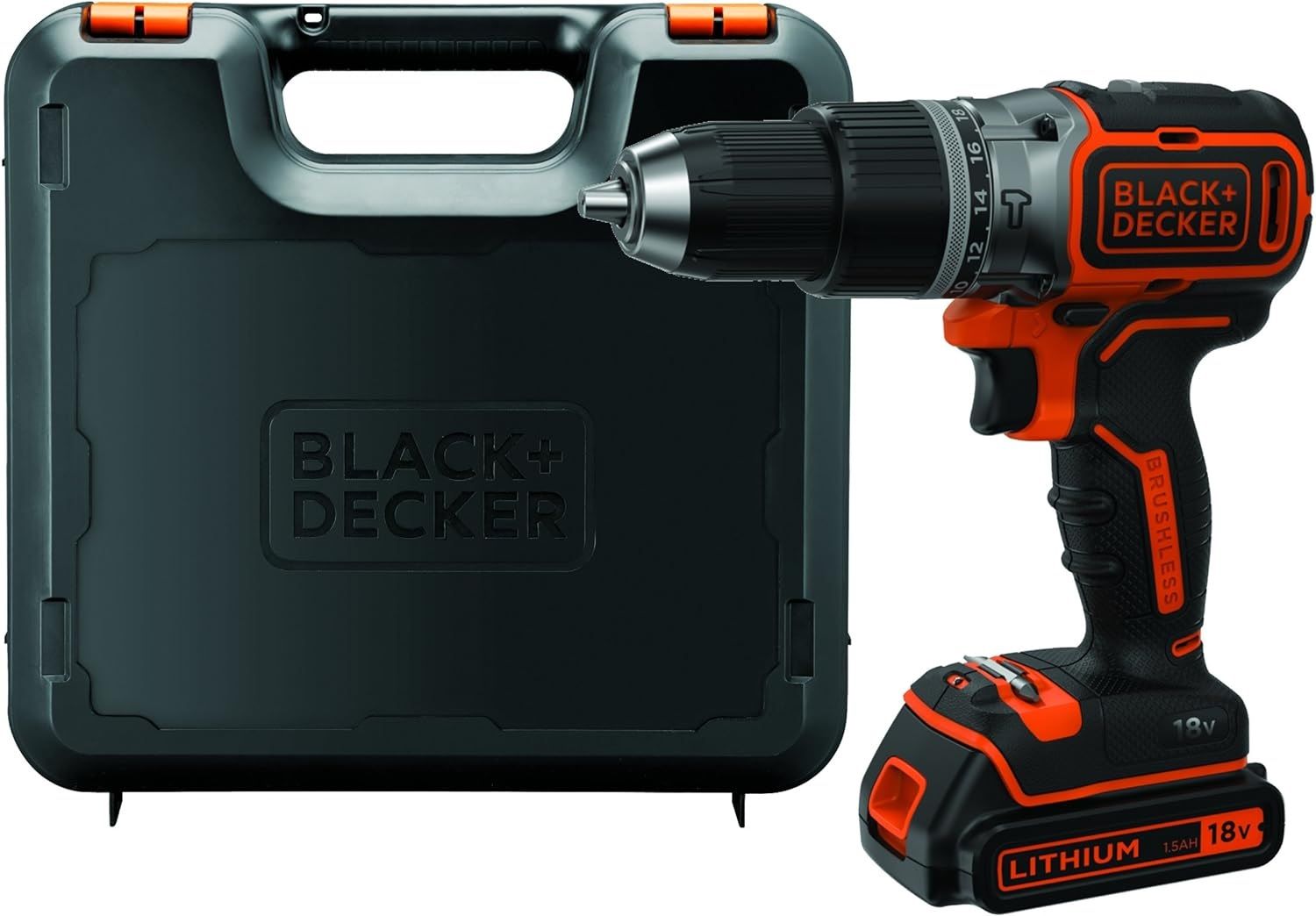 Slagdrill/bor Black & Decker BL188K-QW; 18 V; 1x1,5 Ah batt.