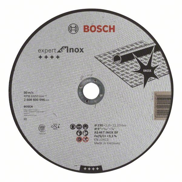 Skæreskive Bosch AS 46 T INOX BF; 230x2 mm