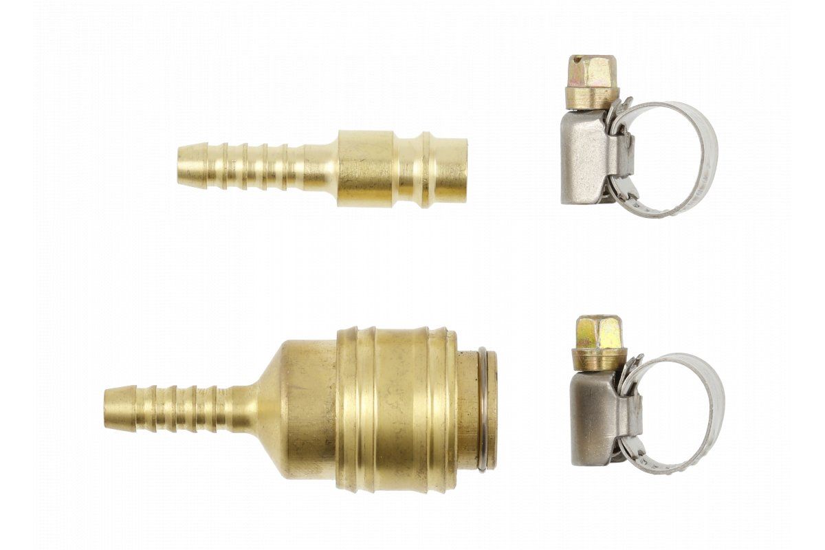 Hurtigkobling Hogert HT4R821; 1/4' + Strap