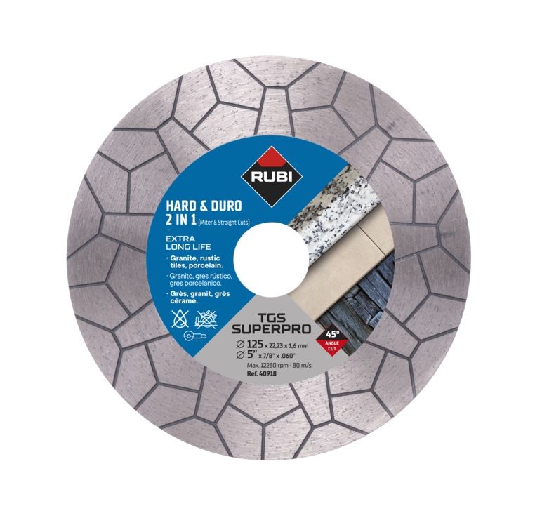 Diamantskæreskive Rubi TGS 125 SUPER PRO; 125 mm