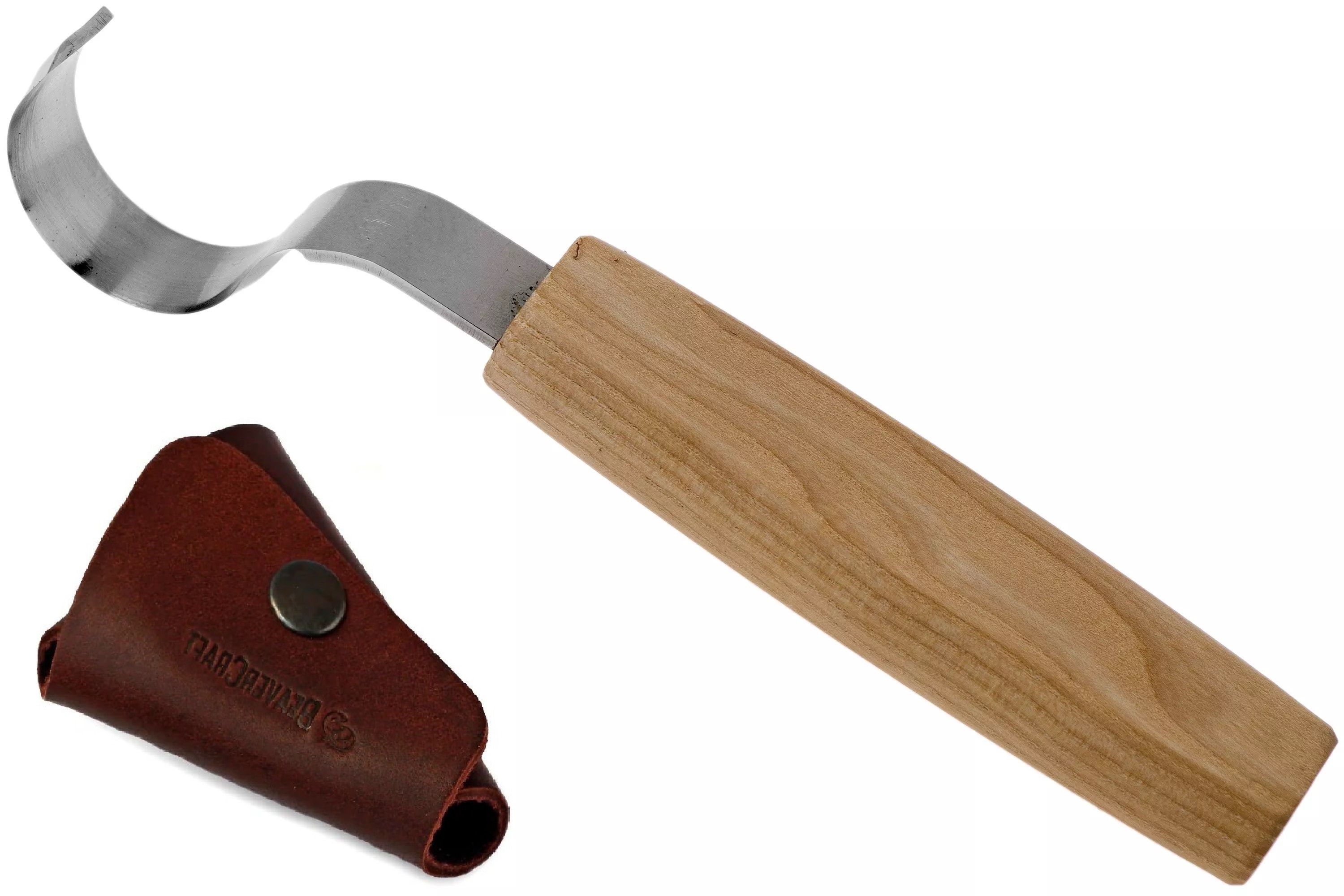 Kniv BeaverCraft SK2S; 30 mm; til træskeudskæring (højrehåndet)