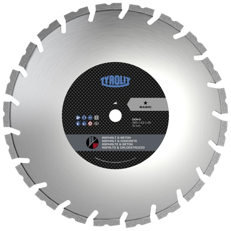 Diamantskæreskive Tyrolit 34500104; 350 mm