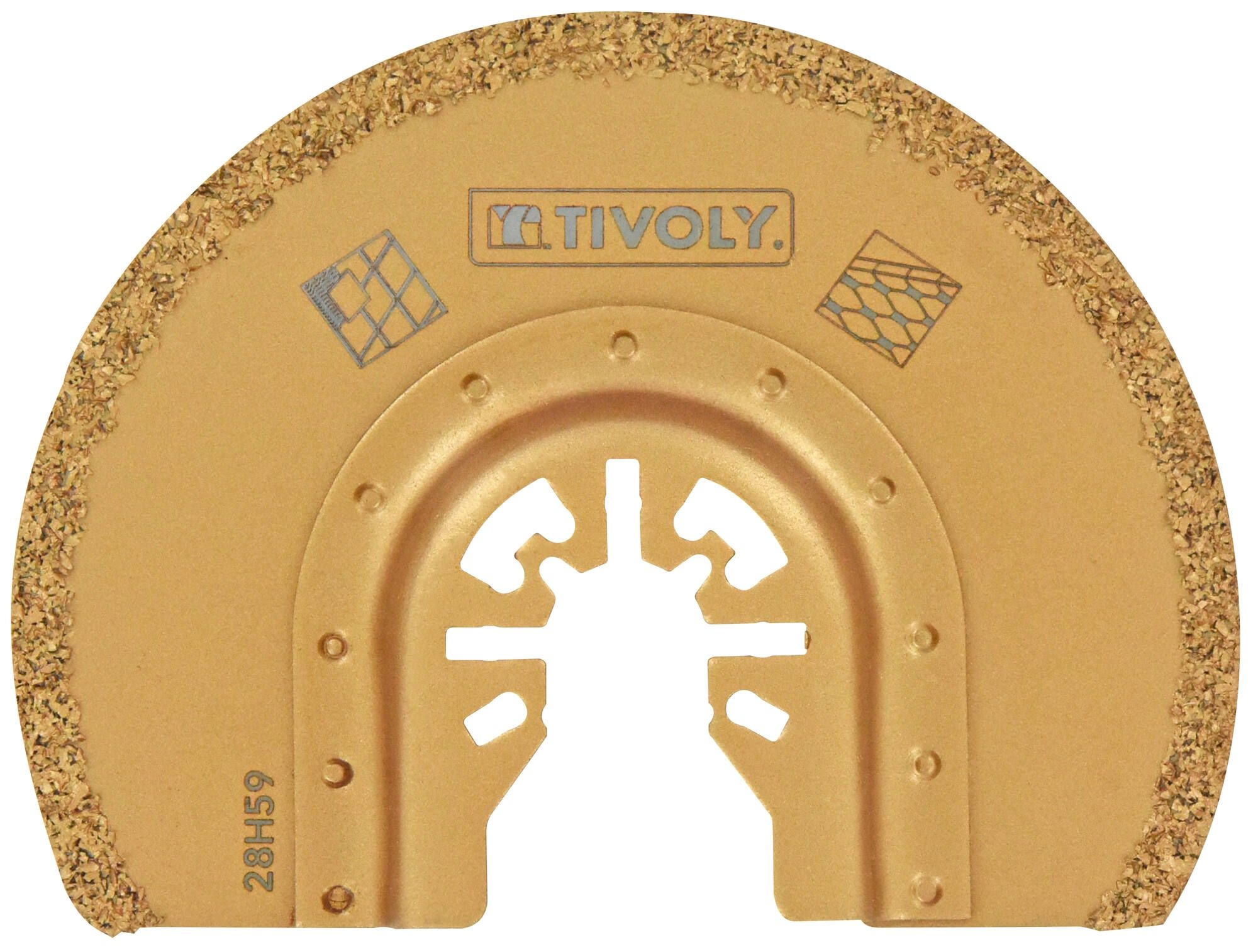 Halvrundt segmentsagblad Tivoly XT512520002; 87 mm