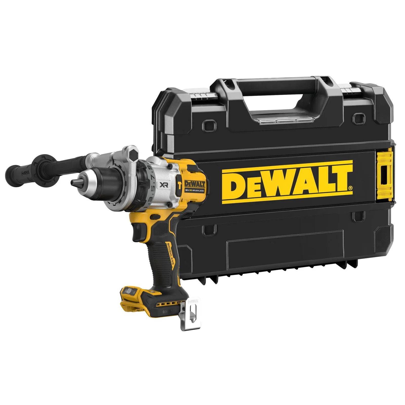 Slagskruetrækker / bor DeWalt DCD1007NT-XJ; 18 V (uden batteri og oplader)